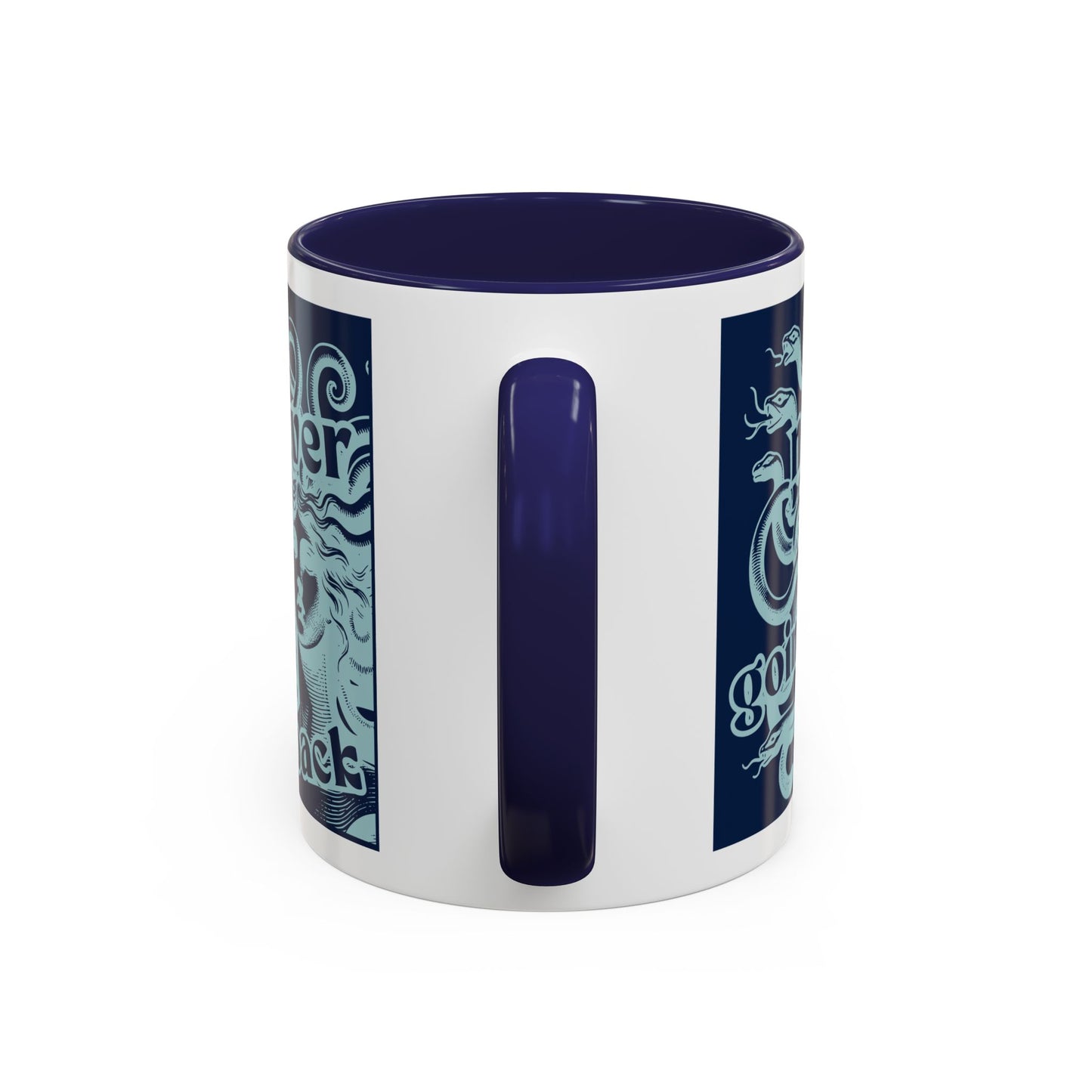 NEVER GOING BACK MEDUSA Accent Coffee Mug