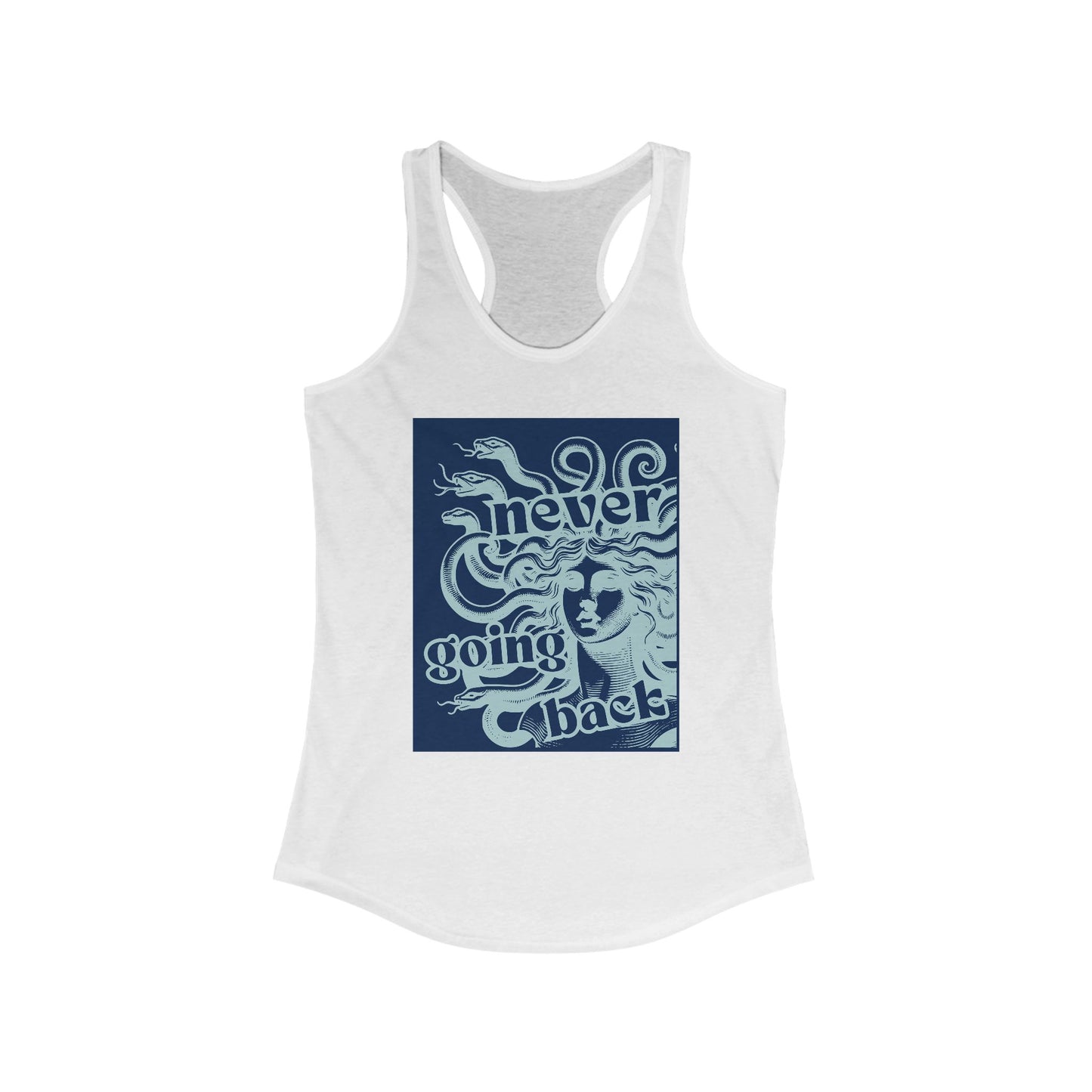 NEVER GOING BACK MEDUSA Women's Ideal Racerback Tank
