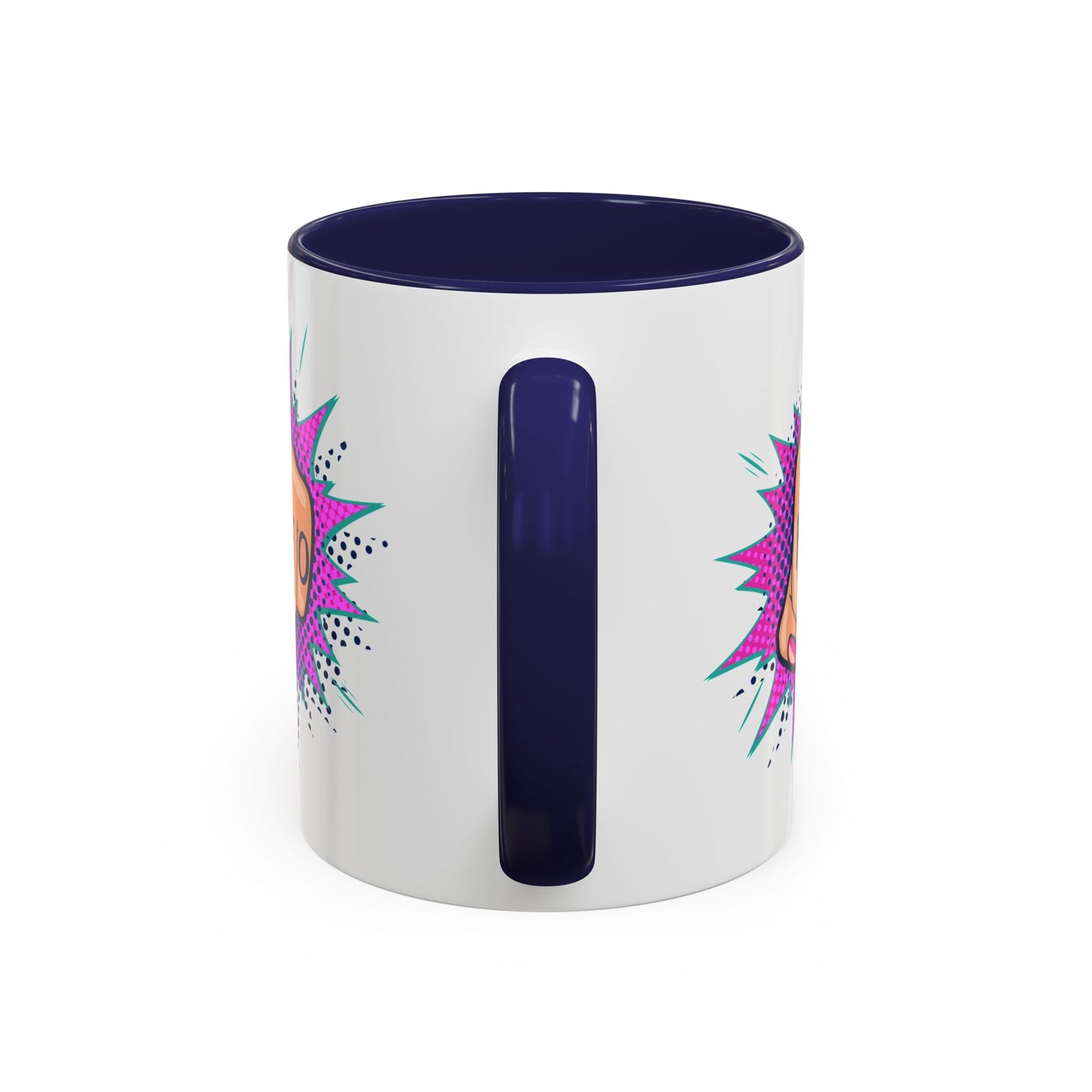 FAFO POP ART FIST Accent Coffee Mug