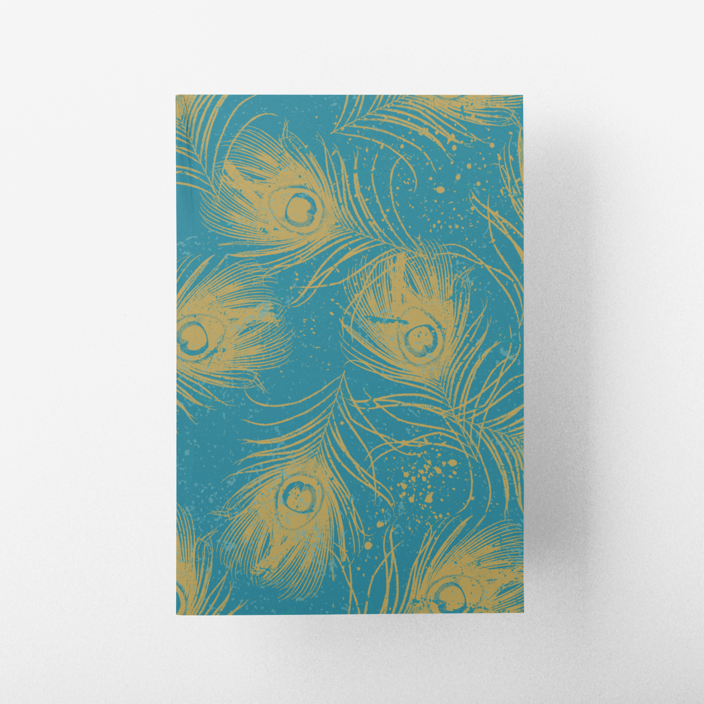 GILDED PEACOCK FEATHERS Bullet/Lined Journal