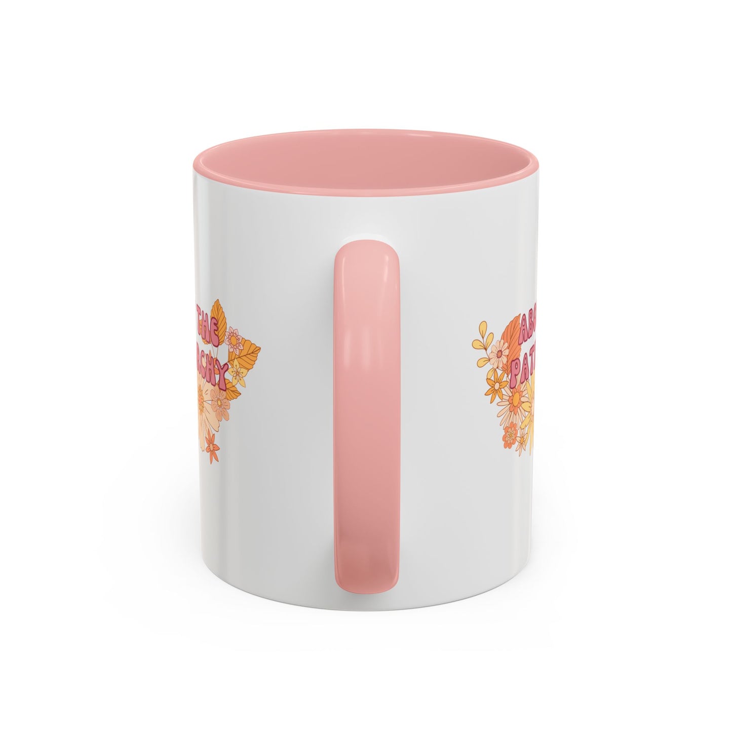 ABORT THE PATRIARCHY Accent Coffee Mug