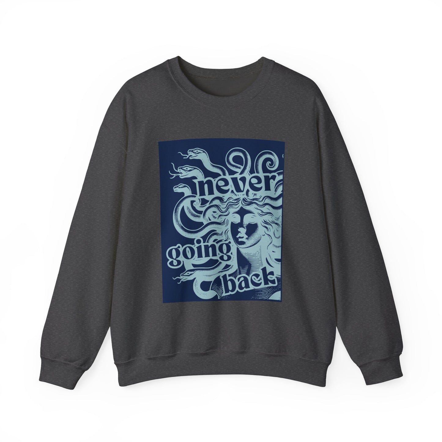 NEVER GOING BACK MEDUSA Gender-Neutral Classic Sweatshirt