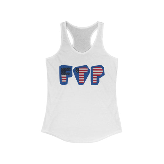 FTP FUCK THE PATRIARCHY Women's Ideal Racerback Tank